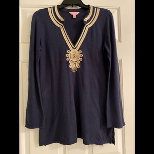 Lilly Pulitzer Navy size small top